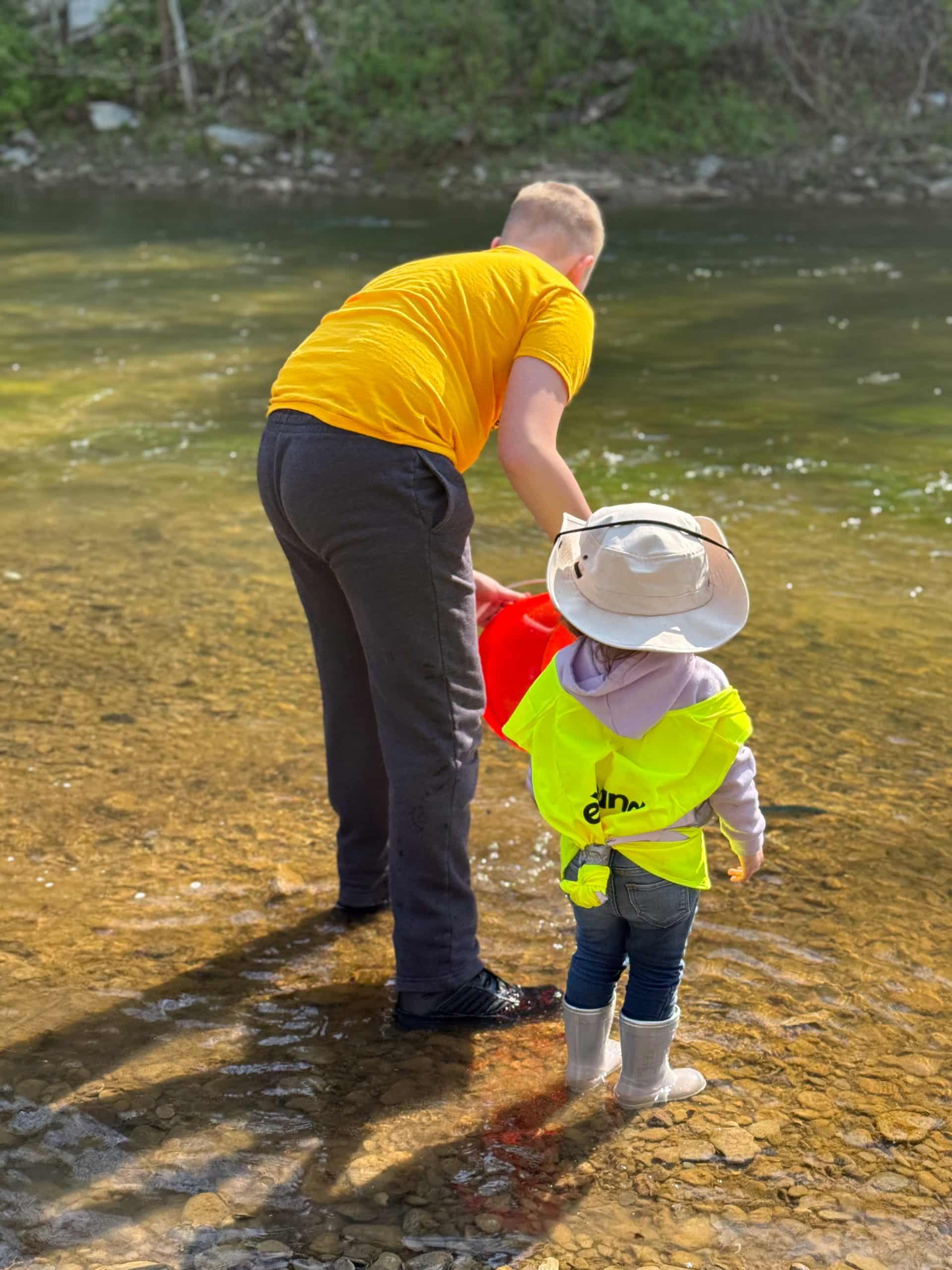 Trout Stocking and Creek Cleanup