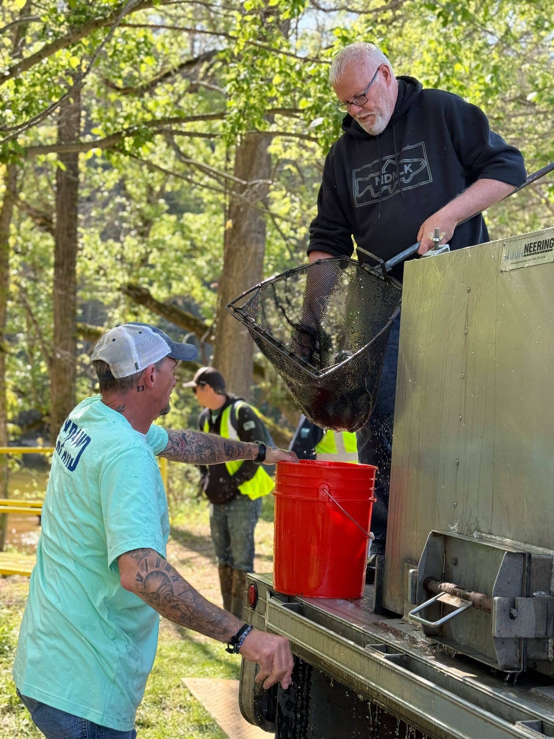 Trout Stocking and Creek Cleanup